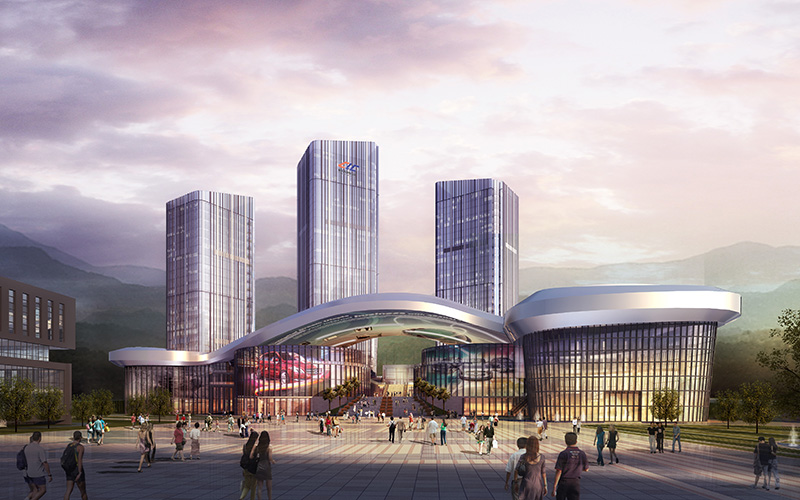 與中鐵五局重慶鐵路口岸項(xiàng)目部簽訂外墻裝飾工程施工合同