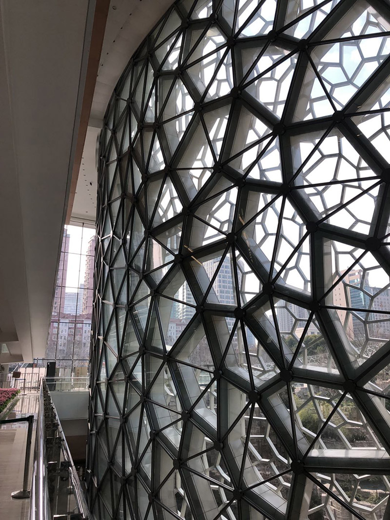 金屬異形幕墻上海科技館